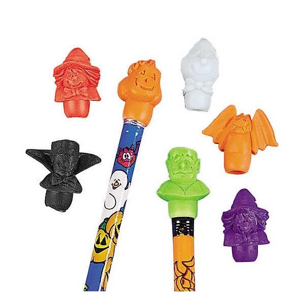 y144ZbgzHalloween Pencil Top Erasers nEBSZbg/Mt