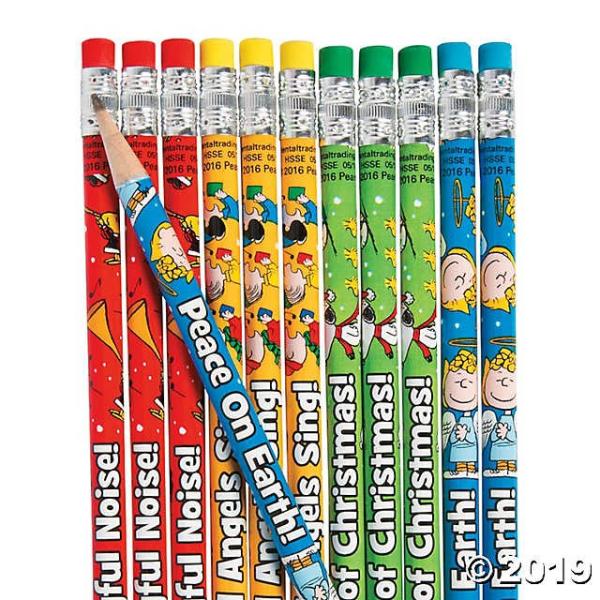 Peanuts Christmas Inspirational Pencils/Xk[s[̃NX}XMZbgi24{j