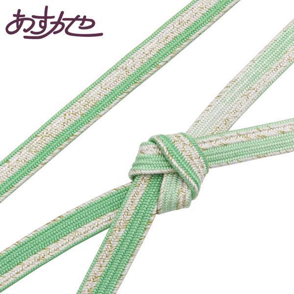 帯締め 紐の渡敬謹製 平組 貝の口立分片金筋 撚り房 フォーマル用 