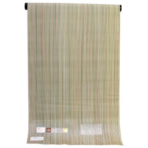 反物 雨コート地 西陣織 巾広 旭撥水ガード加工済み 絣縞 あすかや  