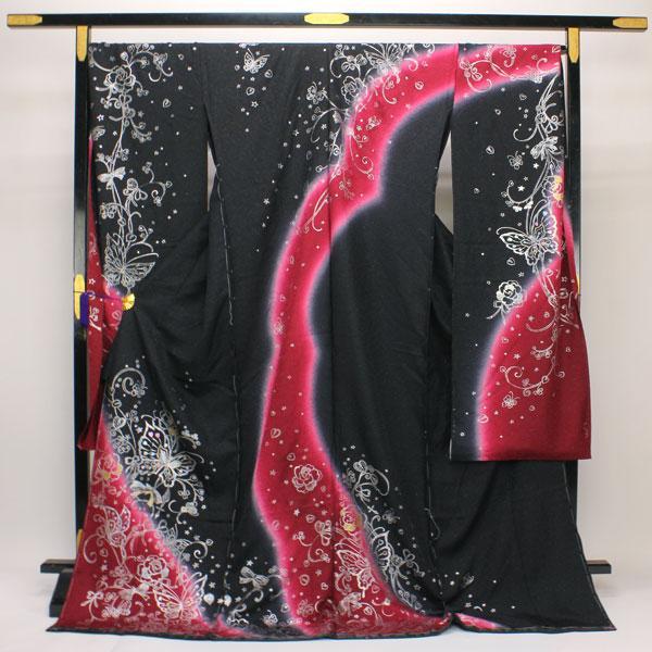 振袖 豪華 ラメ刺繍 銀彩 紋意匠 身丈163cm パールトーン加工済 振袖 豪華 ラメ刺繍 銀彩 紋意匠 身丈163cm パールトーン加工済