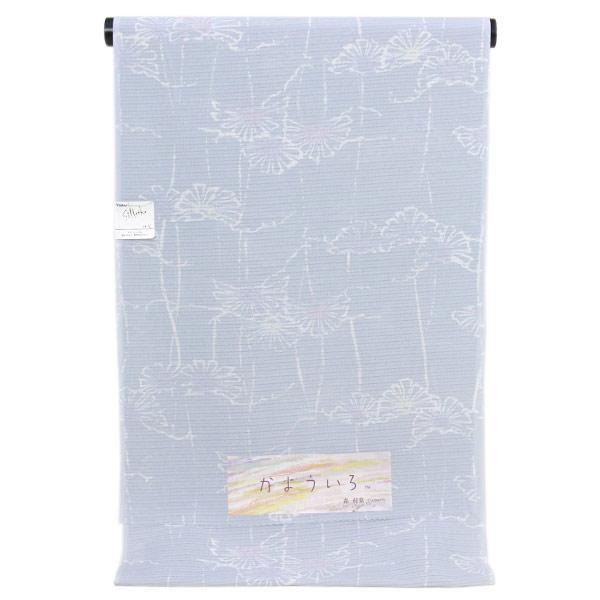 お仕立て付き】反物 夏物 東レシルック最高級素材 洗える絽ちぢみ 小紋  