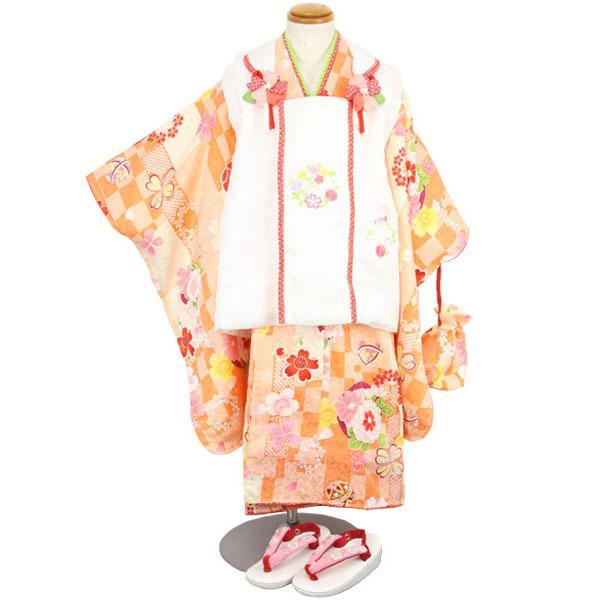 お仕立て上がり 七五三 3歳のお祝い着 正絹 被布セット きょうと 花ひめ 6点セット 市松模様 商品番号pt3763 あすかや Pt3763 あすかや Yahoo ショッピング店 通販 Yahoo ショッピング