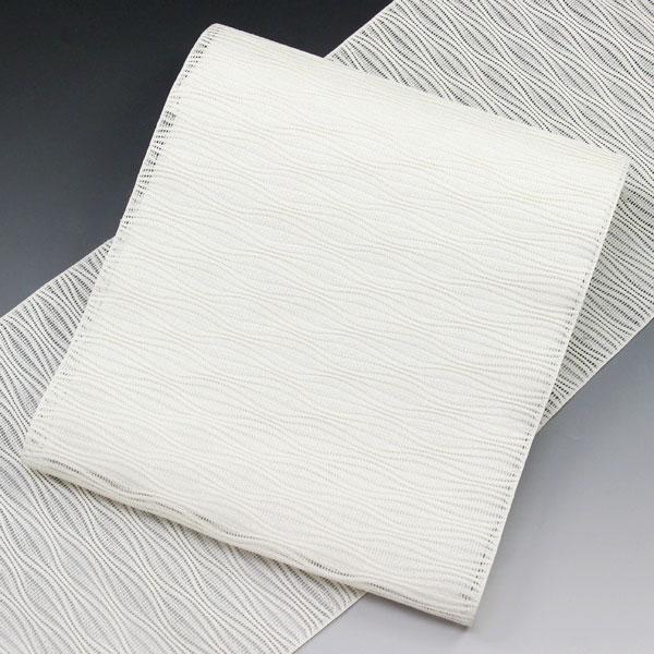 お仕立て付き】着物 帯 盛夏 紙布 全通 八寸名古屋帯 波霞 あすかや 