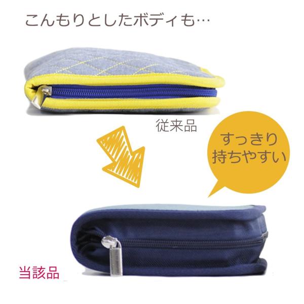 アビックス マミールナ 母子手帳ケース チャックジャバラタイプ M ネイビー デニム 8543 Sagaretxe Net