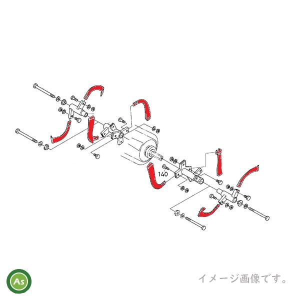 Kubota クボタ純正 耕運爪 TRS900G 耕運爪セット16本組 92181 Kubota クボタ純正 耕運爪 TRS900G 耕運爪セット16本組 92181