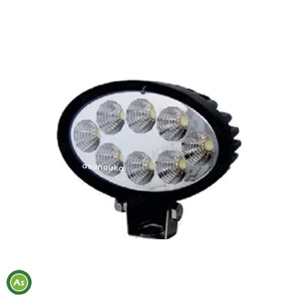 【商品仕様】　型番：KGL410A　色温度：6500K　明るさ：1200LM　電圧：9-32V　消費電力：24W　防水防塵等級：IP67　EMC規格：EN55022　寿命：約30000　8連 / 長丸型 / 拡散【商品説明】　ノイズキャンセ...