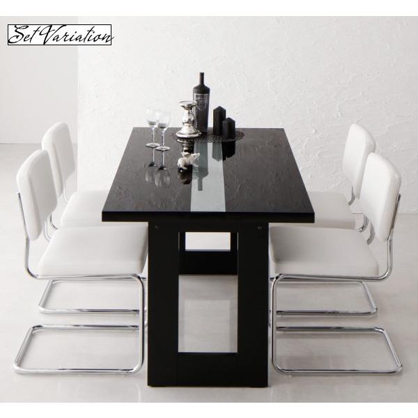 上質通販人気 ダイニング ダイニングセット イタリアン モダン デザインダイニングセット Vermut ヴェルムト 7点セット テーブル チェア6脚 W150 送料無料 年製 新品