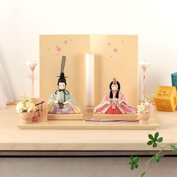 雛人形 一秀 ひな人形 木目込人形飾り 親王飾り 立雛 木村一秀作 神雛 10号 一秀 雛人形 コンパクト ひな人形 木目込人形飾り 平飾り 親王飾り