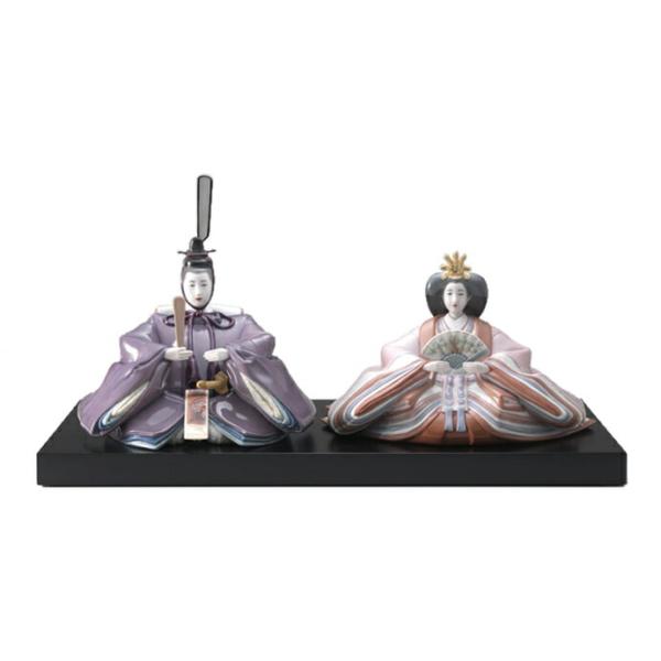 LLADRO（リヤドロ） 雛人形 ひな人形 雛 親王飾り 本体のみ 台座付