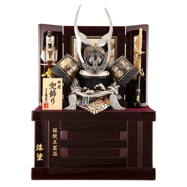 五月人形 着用 兜収納飾り 昴 貫先ブロンズ兜 15号 h275-sb-sbr