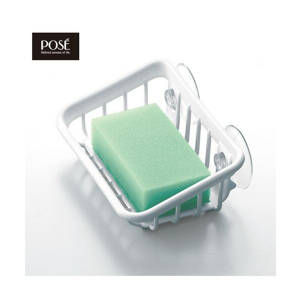 サイズ ： 幅17.1×奥行12.1×高さ6.6cm　※吸盤寸法含む材質 ： 本体=ポリプロピレン、吸盤=エラストマ日本製