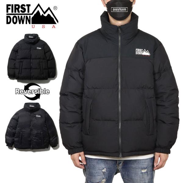 FIRST DOWN USA ファーストダウン　フード付きダウンジャケット XL FIRST DOWN（ファーストダウン） ダウンジャケット アウター