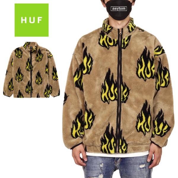 HUF アウター　フリース asylum_huf23aw012