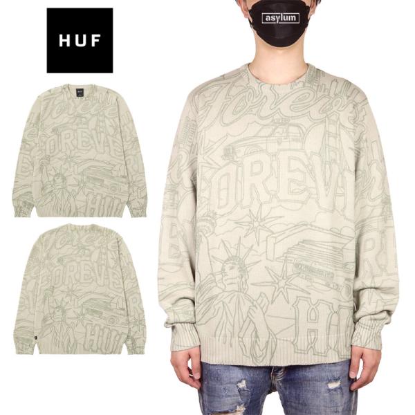 HUF ブラック ニットセーター L サイズ 楽天市場】HUF（カラーブラック）（ニット・セーター｜トップス