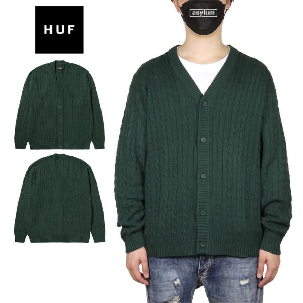 HUF セール開催中 カーディガン ハフ ニット セーター メンズ