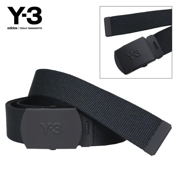 Y-3 ガチャベルト Ｌサイズ ブラック Y-3 【並行輸入品】ワイスリー ベルト ガチャ バックル メンズ