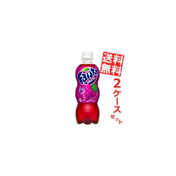 Ԍ  RJR[ t@^ O[v 500mlybg{g 48{ (24{×2P[X) (Fanta)