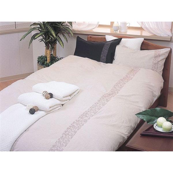掛け布団カバー シングル 麻混 刺繍 布団カバー エムール Emoor 布団 家具 通販 Paypayモール
