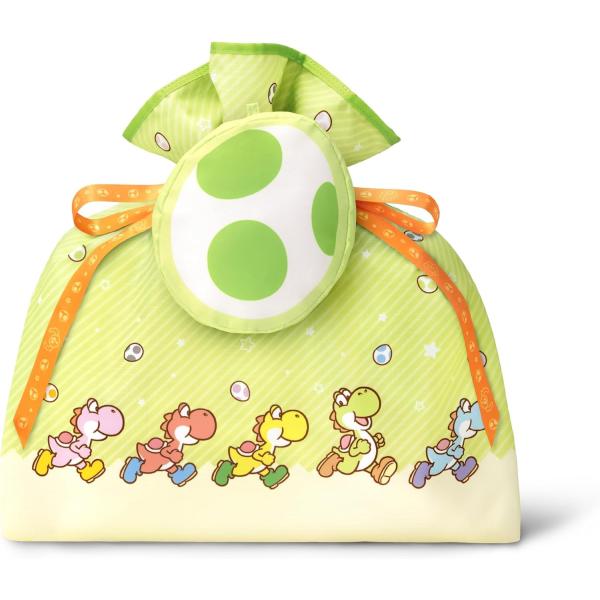 スーパーマリオ　ラッピング×エコバッグ L（ヨッシー）【新品・未開封】