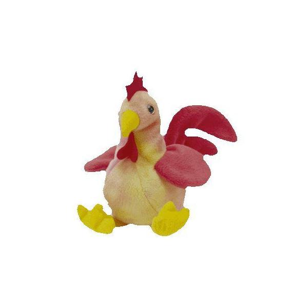TY ビーニーベイビーズ　BEANIE BABIES STRUT　にわとり　ぬいぐるみ