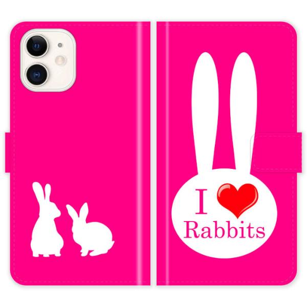 iPhone 13 12 11 SE 2 3 XS X 8 7 Pro Max Mini Plus 蒠^ P[X Jo[  I love rabbits iphoneP[X