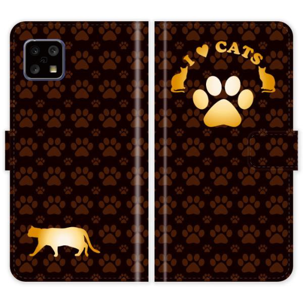 AQUOS sense4 SH-41A basic A003SH lite SH-RM15 SH41A 蒠^ P[X Jo[ L  L I LOVE CATS ANIX