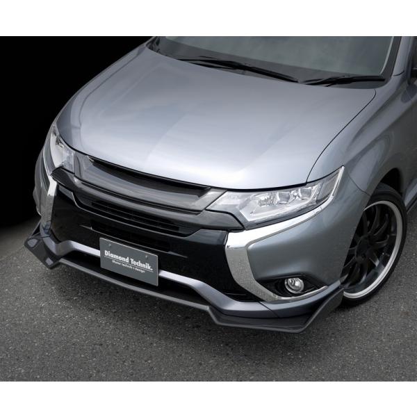 アウトランダーPHEV(中期)用フロントハーフスポイラー・カーボン