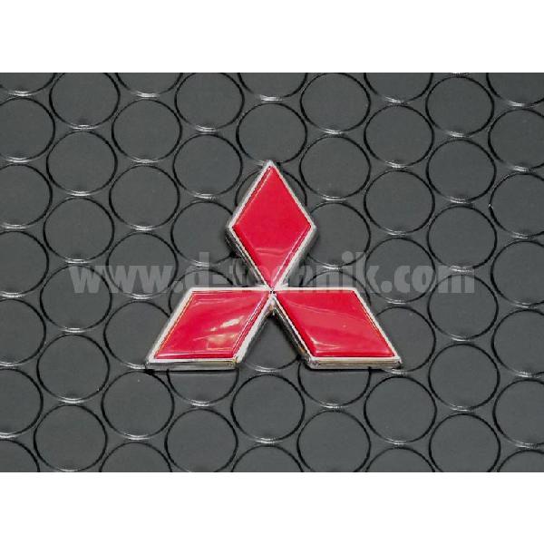 赤 スリーダイヤ エンブレム Sサイズ 三菱純正部品 : アットパーツ