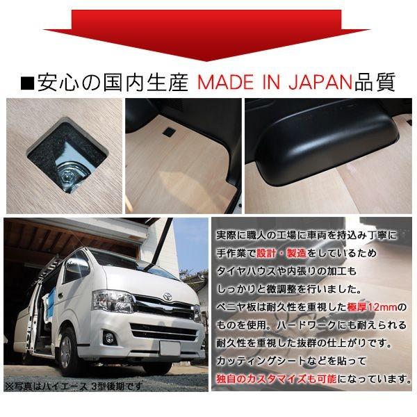 NV350 キャラバン E26用 フロアボード 木製 リア ラゲッジルームボード