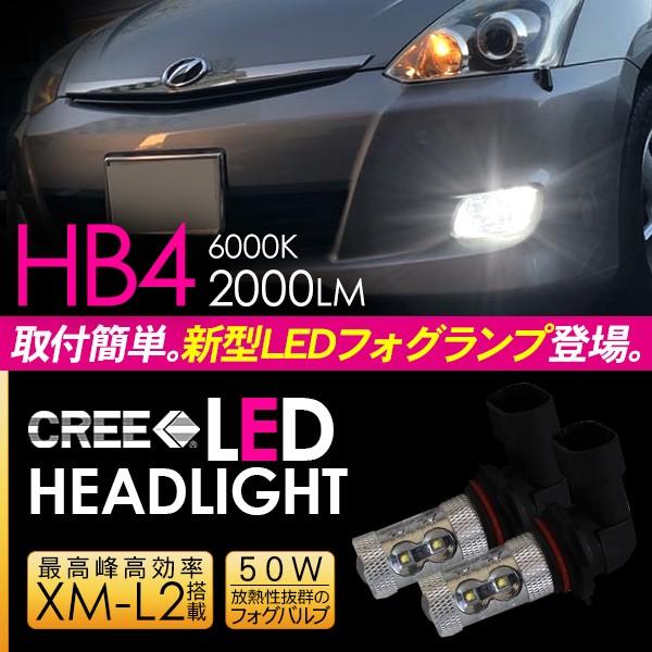 WISH 10系 LEDデイライト付きフォグ ウィッシュ 10系 LED フォグランプ HB4 LEDフォグバルブ フォグライト