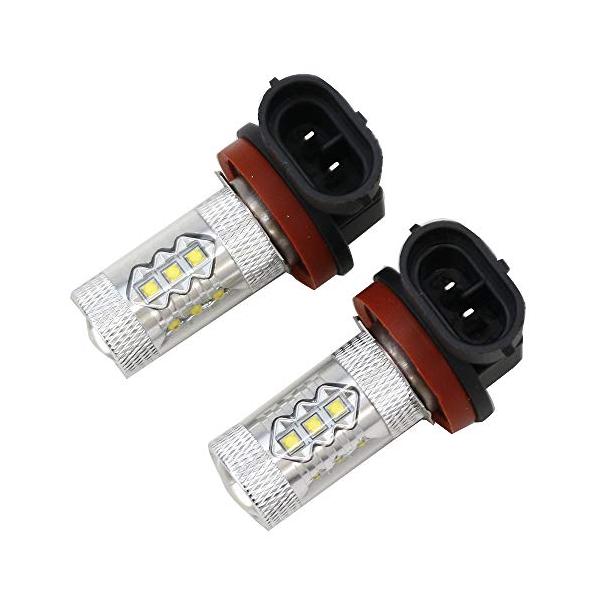ジムニー Jb23 Jb43系 Led フォグランプ H8 H11 H16 Ledフォグバルブ 80w フォグライト 超高性能ledライト Jb23w Jb43 車検対応 電装パーツ V0211 Jm アットパーツ 通販 Yahoo ショッピング