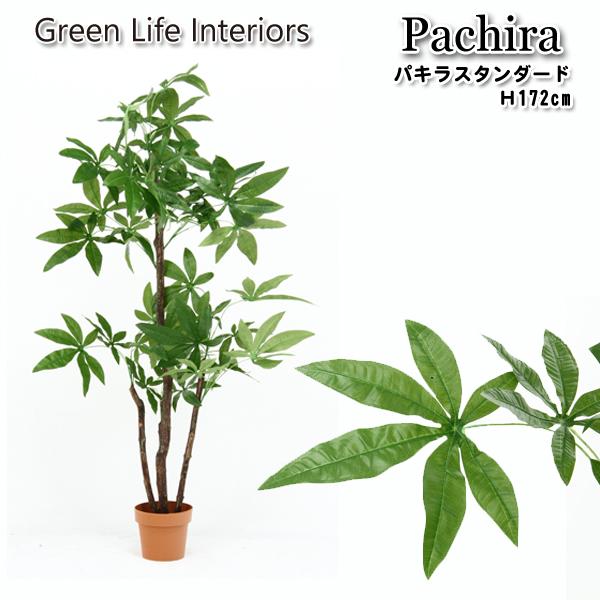 観葉植物 インテリア 人工観葉植物 造花 フェイク 水のいらないヒーリング カフェ 店舗 フェイクグリーン 鉢植え スリム 観葉植物 パキラ スタンダード 172cm Fj C ポケてりあ 通販 Yahoo ショッピング