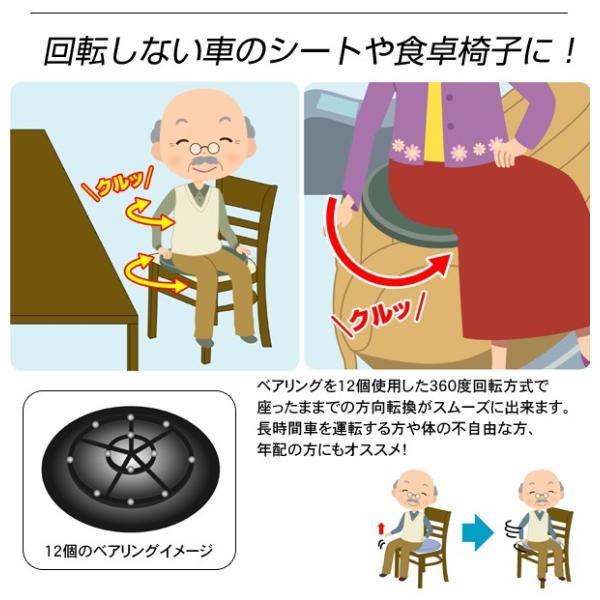 簡単置くだけ設置 回転シート クッション 方向転換 クッション シート 回転式 回転台 回転クッション 車の座席用 介護用品 介護 Buyee Buyee Japanese Proxy Service Buy From Japan Bot Online