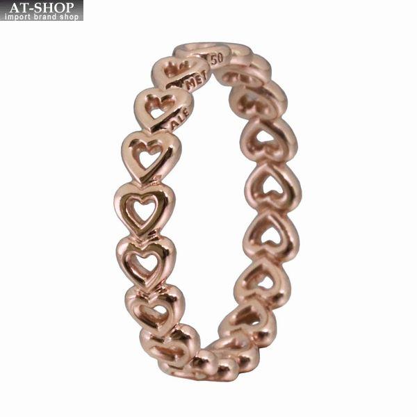 PANDORA パンドラ リング 指輪 Band of Hearts Ring 14kローズ PANDORA パンドラ リング 指輪 Band of Hearts Ring 14kローズ