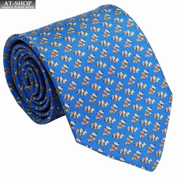 【新品】フェラガモ FERRAGAMO/ネクタイ/ブルー FERRAGAMO フェラガモ ネクタイ メンズ 8cm ライトブルー系 おしゃれ