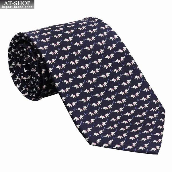 新品 フェラガモ FERRAGAMO ネクタイ ブランドグッズ ネイビー FERRAGAMO（フェラガモ） ネクタイ メンズ ネクタイ 8cm ネイビー系