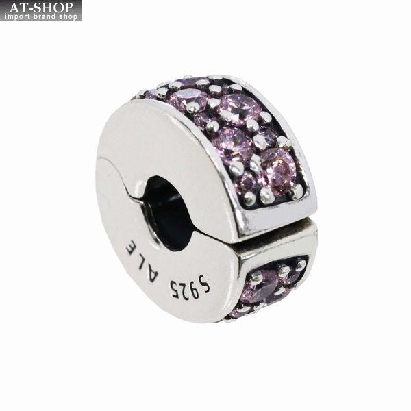 PANDORA パンドラ チャーム Pink Pave Clip スターリング PANDORA パンドラ チャーム Pink Pave Clip スターリング
