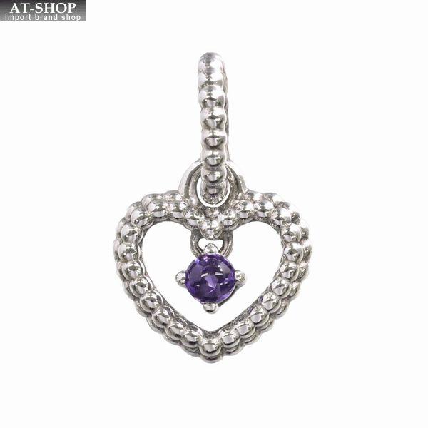 PANDORA（パンドラ） チャーム PANDORA Purple Beaded Heart Dangle 