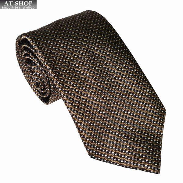 アルフレッド ダンヒル ☆ シルク100％ ネクタイ ゴールド系 イングランド製 dunhill（ダンヒル） ネクタイ メンズ ネクタイ イングランド製 シルク