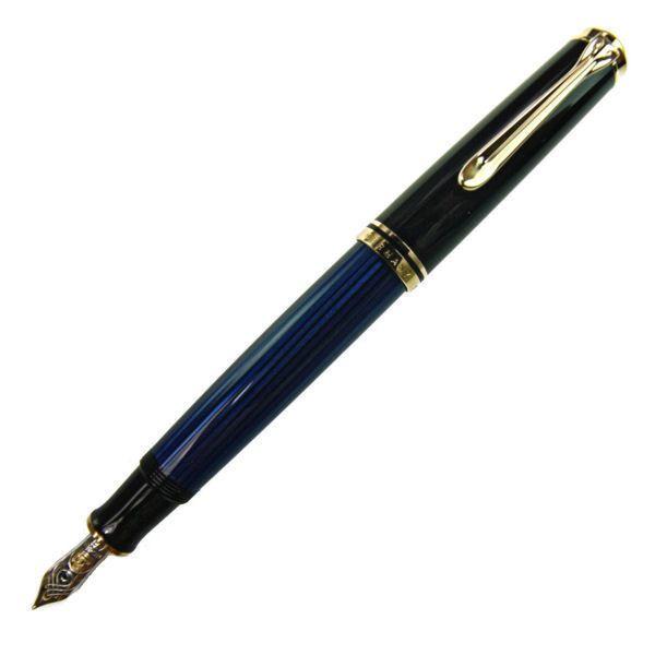 Pelikan（ペリカン） 万年筆 スーベレーン M600 ブルー縞 ペン先 EF