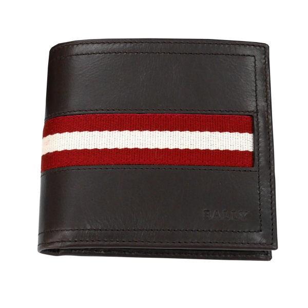 BALLY バリー 長財布 折財布 ブラック レザー トレスポ ロゴ金具 しぼ革 BALLY バリー 長財布 折財布 サイフ レザー 本革 しぼ革 シボ革