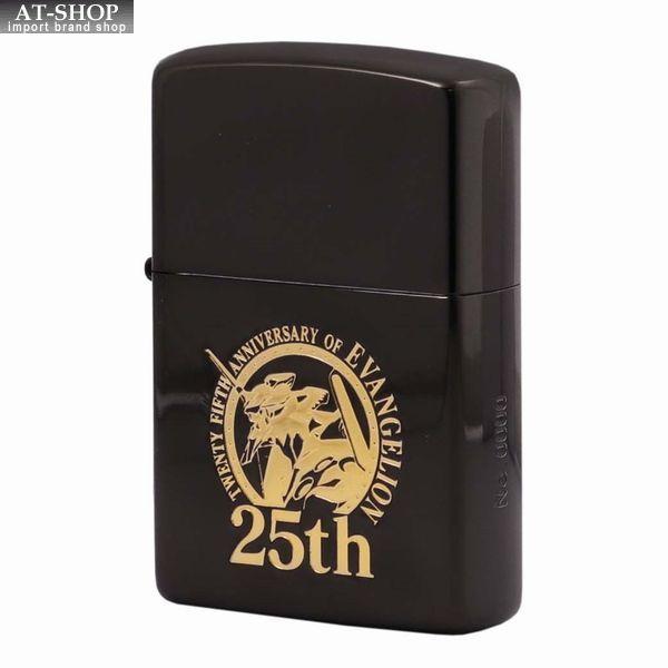 ジッポー エヴァンゲリオン 25周年記念 限定 EVASTOREオリジナル 25th Anniversary ZIPPO ブラック＆ゴールド  シリアルナンバー刻印