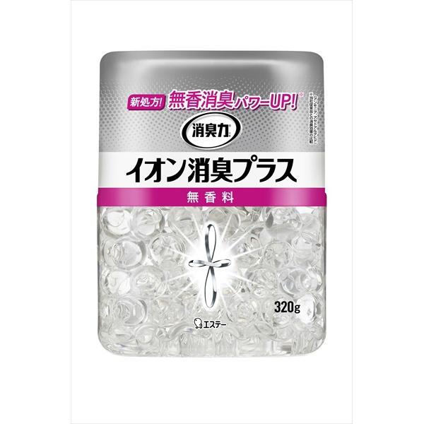 【3点セット】消臭力 クリアビーズ イオン消臭プラス 本体 無香料 320g