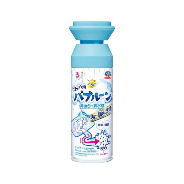 アース製薬 らくハピ マッハ泡 バブルーン 洗面台の排水管 200ml ( 排水管用 洗浄剤 掃除 )
