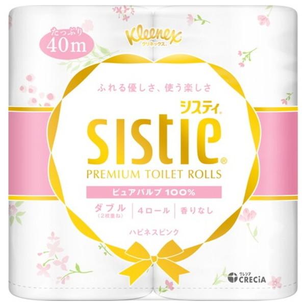 他サイト： 日本製紙クレシア クリネックス システィ 4ロール ダブル ハピネスピンク トイレットペーパーの商品画像