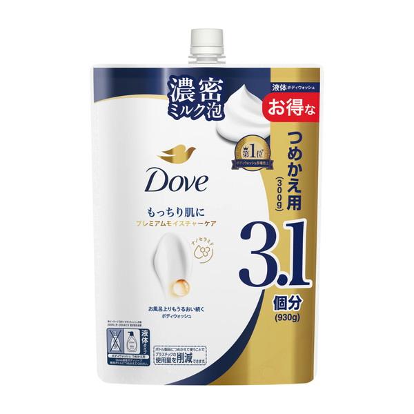 ユニリーバ ダヴ ボディウォッシュ プレミアム モイスチャーケア つめかえ用 930g ボディソープ ×6個