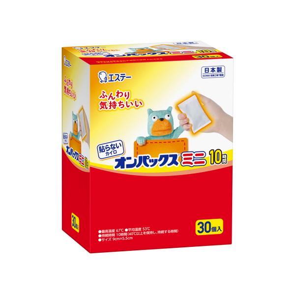 エステー 貼らない カイロ オンパックス ミニ 30個入