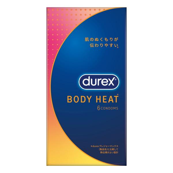 デュレックス コンドーム ボディヒート 6個入  レキットベンキーザージャパン