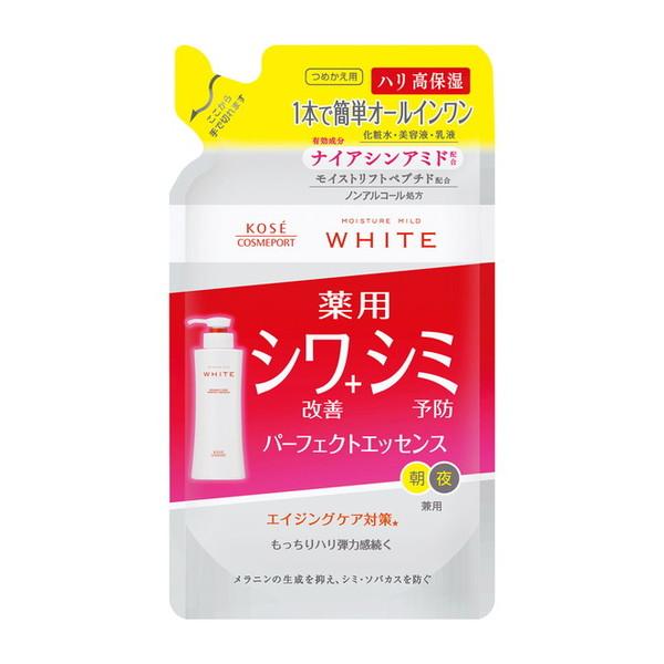 コーセーコスメポート モイスチュアマイルド 薬用 ホワイト リンクルケア パーフェクトエッセンス つめかえ 200mL